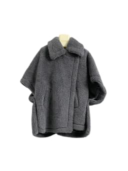 Young Style Lamb Fur Coat Max Camel down Teddy Cloak Outerwear Korean Version Long Sleeve Batwing Shape Wool Leather Jacket