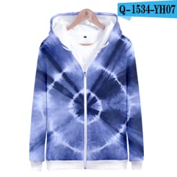 Colorful Spiral Dizzy Pattern Hoodie Men Women Optical Illusion Hoodies Sweatshirt Harajuku Tie Dye Jacket Coat Clothes