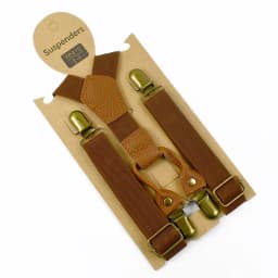 1Pc Deepeel 2.5*65cm Solid Color Children's Suspenders 4 Clips Y-shaped Braces Adjustable Elastic Band Jeans Pants Hanger Male