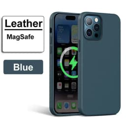 Luxury Magnetic Leather Case for Apple iPhone 18 17 Pro Max 16 13 12 14 15 Plus Official MacSafe for Magsafe I Phone Cover Etui