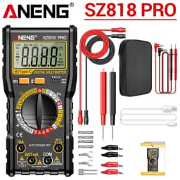 ANENG Digital Multimeters Rechargeable SZ818 Professional AC/DC Voltage NCV Ammeter Voltmeter HFE Triode Capacitor Test Tools