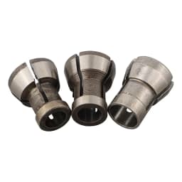 1 Set M17 6/6.35/8mm Collet Chuck Adapter With Nut Carbon Steel Engraving Trimming Machine Router Milling Cutter Accessories