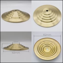 M10 Ceramic Desk Lamp Brass Base Cover Pure Copper Desk Lamp Plate I-Shaped Connector DIY Brass Lighting Hardware Accessories