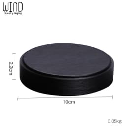 Black PU Leather Jewellery Ring Earrings Stand Holder Set Jewelry Pendant Necklace Chain Chokers Display Bust Bangle Organzier