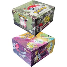 PKM Base Set Fossil Jungle Team Rocket Neo Destiny Booster Box 1999 2000 Year 1st Edition 1Box 36 Packs Proxy Game Cards Sealed