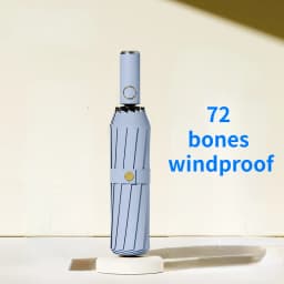 72 Bone Super Strong Windproof Automatic Folding Reinforced Large Rainproof Sun Protection Women Men Umbrella