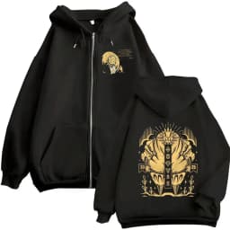 Game Esquie Clair Obscur Expedition 33 Jacket Hoody Unisex Vintage Oversized Zip Up Sweatshirt High Quality Fleece Zipper Hoodie