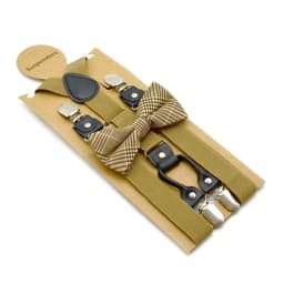 Solid Color Bowknot Elastic Leather Suspenders Braces Men Women Adjustable Straps For Wedding Suit Skirt Accessories Gift