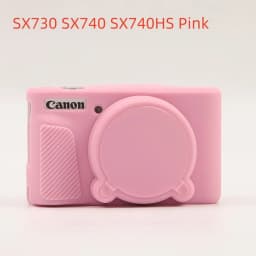 For SX740 HS Digital Camera Case Silicone Cover For Canon G7X Mark II III G7X2 G7X3 SX730 SX740HS Soft Protector Bag