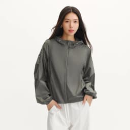 Semir Womens UV Jacket 2026 Cool Feeling Mesh Spliced Loose Hooded Drawstring Casual Outdoor Soft Comfortable