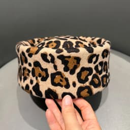 Retro Flight Attendant Ball Hat Women's 100% Wool Felt Beret Party Charming Hat Wedding Cocktail Party Medicine Box Hat