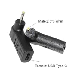USB 3.1 Type C USB-C to DC Power Adapter PD Emulator Trigger Plug Connector Converter for Asus Hp Dell Acer Notebook Pc