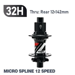 ARC MT009 Rear Hub 4in1 BOOST 10x135 12x142 12x148 MTB XC Gravel E Bike Bicycle Hub 28H 32H HG XD MS-Micro Spline 12V 6 Pawl