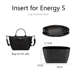 Bag Organizer Insert For Longchamp Energy Small Medium Mini Dupont Paper Support Insert Inner Bag Accessories