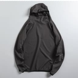 Men's Autumn Thin Quick Dry Bubble Hoodie Outdoor Loose Sporty Overhead Trendy Sweatshirt Couple Matching Straight Leg Fit