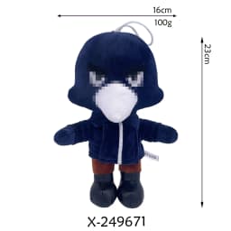 7pcs New Cartoon Wilderness Brawl Spike Doll Surrounding Plush Dolls Game Characters Children Room Decoration Birthday Gift