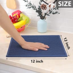 1/6Pcs Hot-selling Pure Cotton Honeycomb Kitchen Square Towel Set Easy To Clean with Hook Waffle 30*30cm