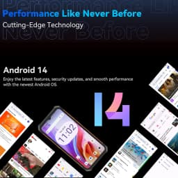 Cubot KINGKONG ES Ultra-thin Rugged Smartphone Android 14 6GB+128GB Mobile Phone 48MP 5100mAh 6.56" HD+ 90Hz Cellphone Low Price