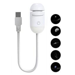 2-in-1 Mini Galaxy Projector Night Light USB Starry Sky Night Light Projector with 360° Rotating Design Mini LED Projection Lamp