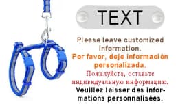 Personalized Reflective Nylon Cat Harness Leash Adjustable Puppy Kitten Collar Harness For Small Medium Pet Halter Dog Harness