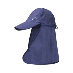 1pc Unisex Sun Hat With Shawl For Outdoor Sports Breathable Baseball Cap Lightweight Closure Solid Color Outdoor Bucket Hat for