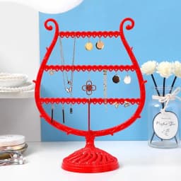 Creative Wine Cup Shape Earrings Display Bracelet Storage Shelf Jewelry Storage Holder Ear Stud Stand Jewelry Organizer