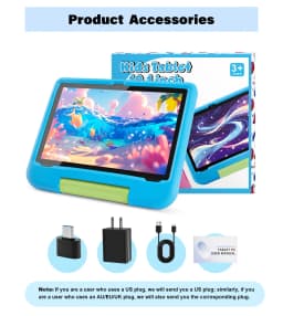Kids Tablet, 10.1-inch Children 2026 Android 16 Tablets with Eye Protection Screen, 8GB(3+5GB) RAM 32GB Storage, 5000mAh Battery
