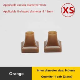 1 Pair Women High Heels Shoe Covers Square TPU/PVC Material Soft Damping Heel Protector Silencer Non-slip Heel Protector