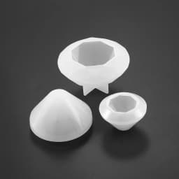 1pcs 3D Diamond Shape Necklace Pendant DIY Epoxy Tools Jewelry Accessorie Epoxy Silicone Resin Mould For Jewelry Accessories