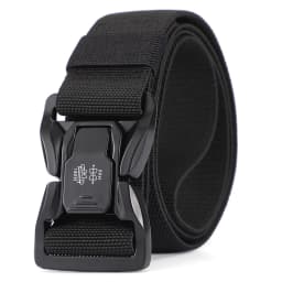 Men belt Classic Fashion Matching Essentials Tactical Quick Release Snap Snap Elastic Leisure Outdoor Metal buckle Tactical Belt