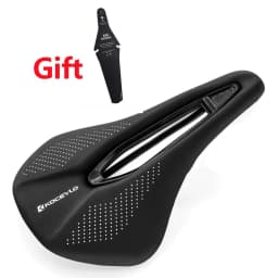 EC90 Bicycle Seat Mtb Road Bike Saddle PU Ultralight Breathable Comfortable Cushion Racing Saddles Parts Components 240x143mm