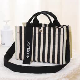 New Sle Casual Canvas Tote Bag Waterproof Commuter Crossbody Bag Faionable Striped Large Capaci Handbag for Youth
