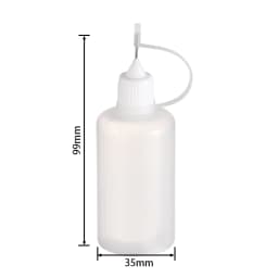 5pcs/lot 5-120ML PE Plastic Squeezable Tip Glue Applicator Plastic Bottle for Paper Quilling DIY Scrapbooking Paper Craft Tool