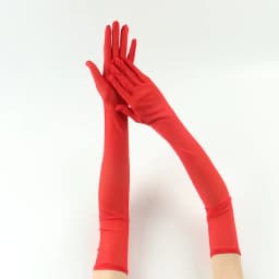 53cm Ultra-Thin Elasticity Tulle Mesh Transparent Gloves Elegant Women Sexy Black Sunscreen Breathable Female Driving Gloves