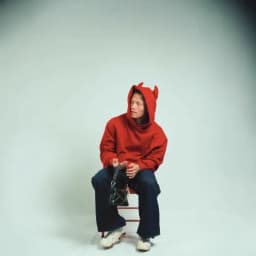 Autumn/Winter New Arrivals Solid Color Hooded Streetwear Pullover with Cute Horn Design