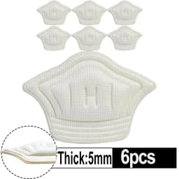 1/5pairs Women Patch Heel Pads Insoles Adjustable Size Sports Shoes Back Stickers Antiwear Cushions Feet Care Protector Inserts