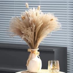 60-100PCS Natural Dried Pampas Grass Bouquet Boho Home Nordic Decor Bouquet Phragmites Dried Flowers Bouquet Wedding Decor