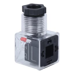 5Pcs Solenoid Coil Plug Hydraulic Solenoid Valve Transparent Voltage Universal Accessories DC24V