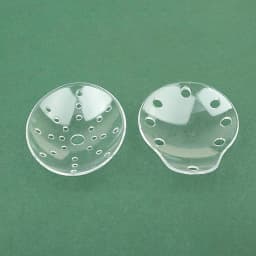 Hot Sale Eye Protection Eye Shield Breathable Single Eye Shield Porous Plastic Transparent Eye Shield Ophthalmic Oval Eye Shield