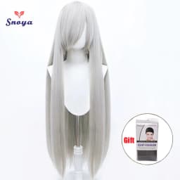Snoya 100cm Synthetic Fluffy Corn Perm Cosplay Wig Pink Red Blue Purple Anime Party Long Wig for Women