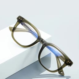JMISUS Custom Prescription Eyeglass Square Frame For Myopia and Hyperopia Glasses With Photochromic Technology Multiple Colors