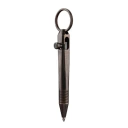 Brass Quick Release Writing Pen Cylindrical Bolt Ballpoint Pen Mini Keychain Business Signature Stationery Gift Pen EDC Tool
