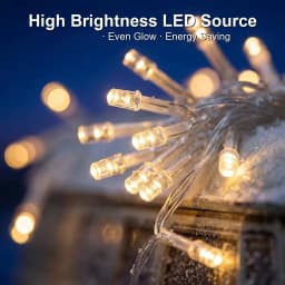 Christmas Lights 5M 10M 20M 30M 50M 100M Led String Fairy Light 8 Modes Christmas Lights For Wedding Party Holiday Lights