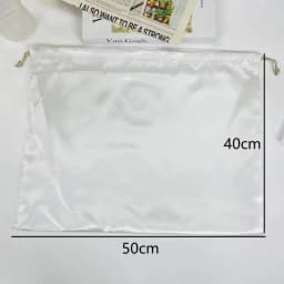 〔CC〕|1Pc Satin Handbag Dust Covers - Breathable Reusable Dust Pouches Luxury Bag Protectors