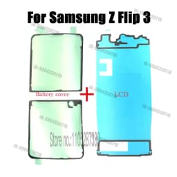 For Samsung Galaxy Z Flip 4 5 6 2 3 Full Sets Sticker Front Inner Screen LCD +Back Cover Waterproof Adhesive Glue Tape