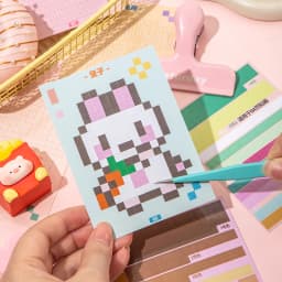 Cute Cartoon Mini Bean Die Cut Stickers Book - 23/92 Sheets Handmade Dairy Stickers Decorative Scrapbooking Japanese Stationery