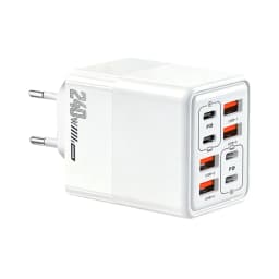 240W USB C Charger 8 Ports Fast Charging Phone Charger Adapter For iPhone Samsung Xiaomi Huawei EU/US/UK Plug Quick Wall Charger