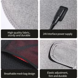 Red Light Shoulder Back Support Heated Massage Vest Winter Warmth Relieves Muscle Relaxation Relief Pain Shoulder Care