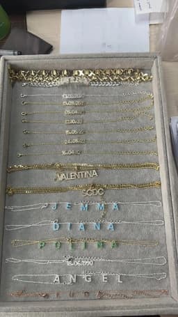 DOREMI 9mm 5color Personalized Custom CZ Stone Crystal Name Necklace for Woemn Choker chain Letter Necklaces Custom Jewelry Gift