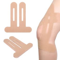 10pcs Kinesiology Tape for Knees, Knee Support & Stability, Knee Pain Relief Athletic Tape - Waterproof & Elastic, Breathable